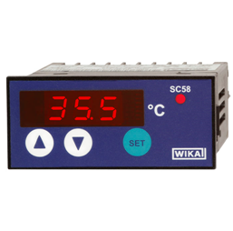 Контроллер температуры с цифровым индикатором Wika модели SC58